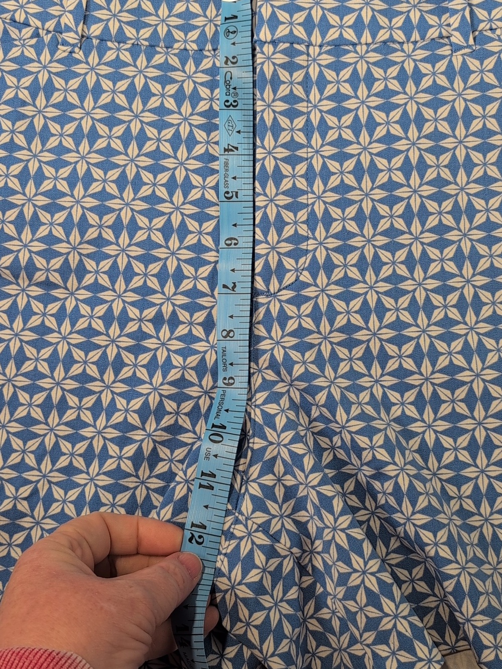 Old Navy High-Rise Pixie Shorts in Tile Blue Size 16 - Picture 7 of 11